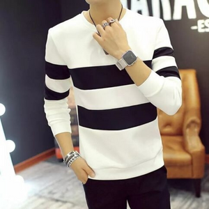 Sia Stylish Cotton Men's Striped T-Shirt